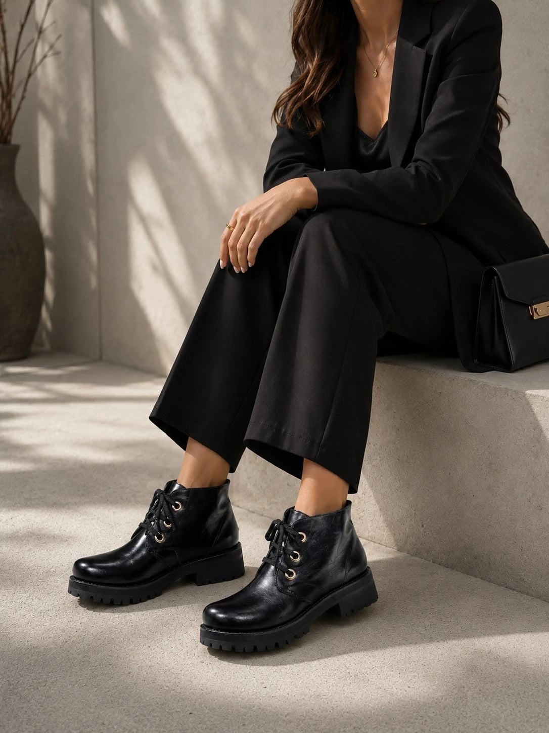Borcego Oslo Color Negro