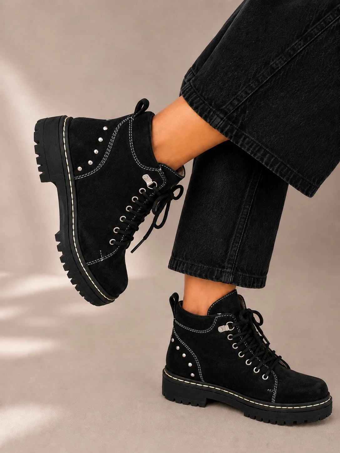 Borcego Duna Gamuza Negro