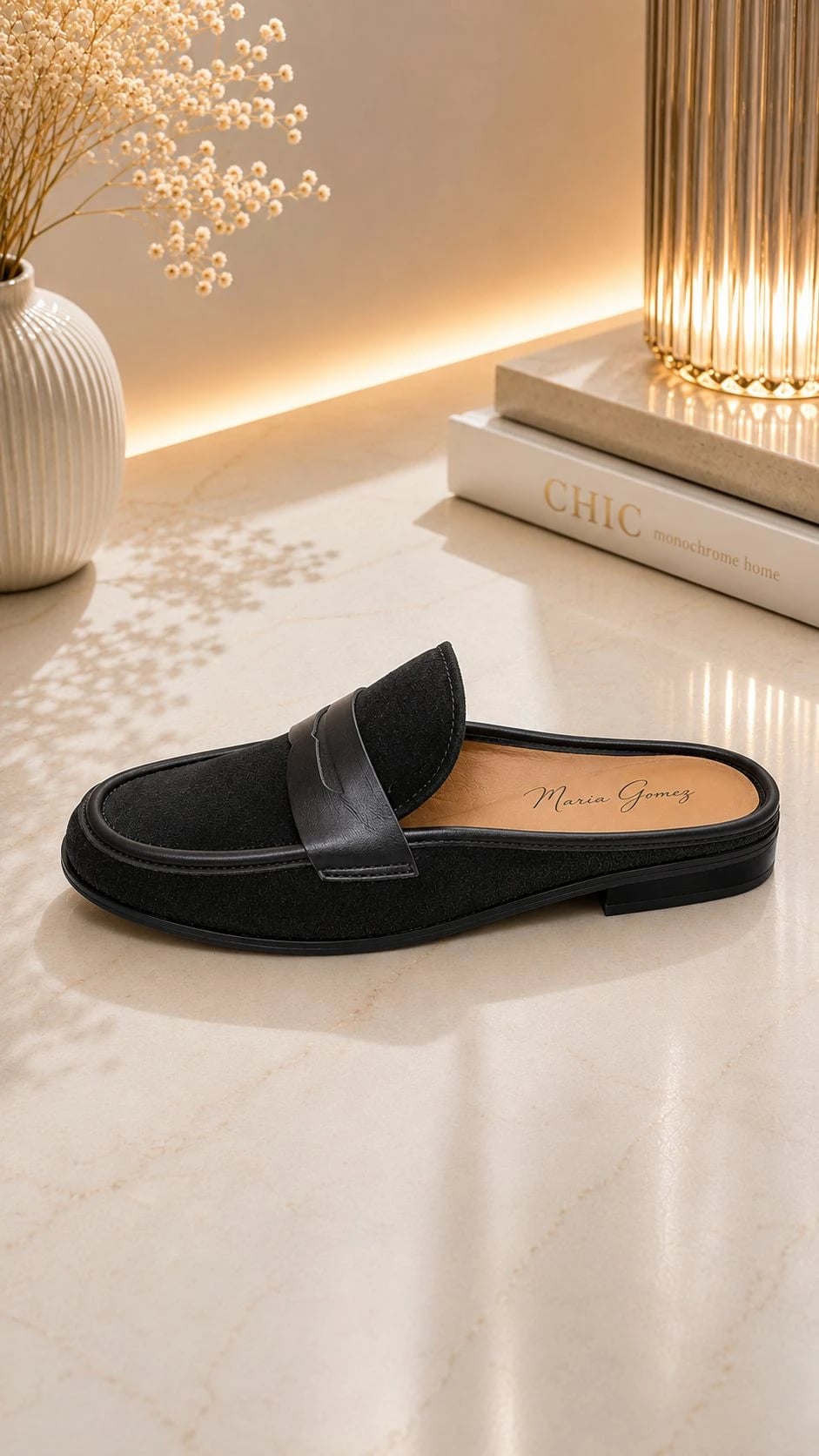 Mocasín Zueco Noir Negro