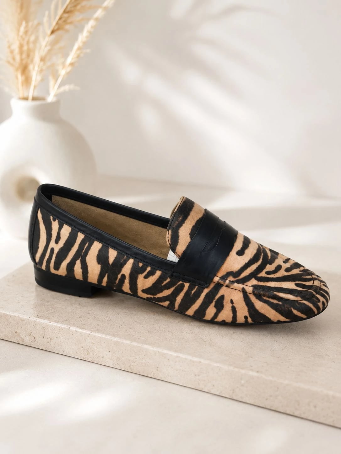 Mocasines Flat - 馃悊 Animal print