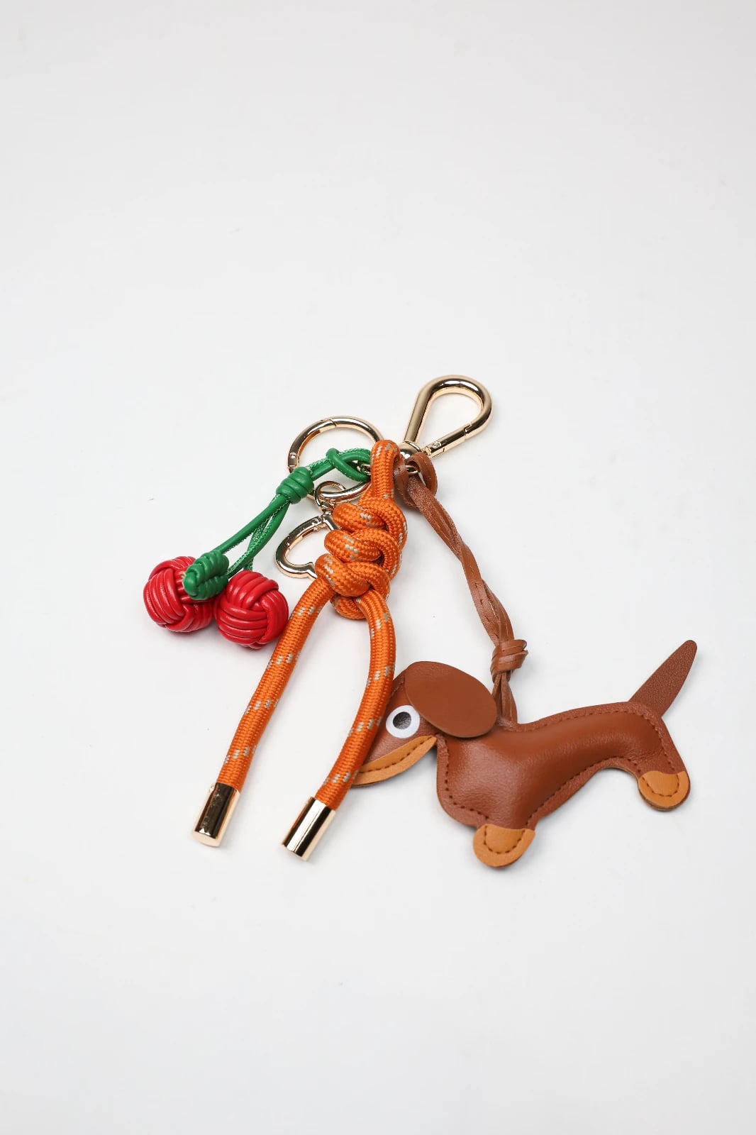 Key Chain Orange - Salchicha Marrón